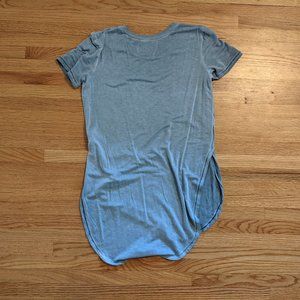 Mudd Slate Blue Tunic Top